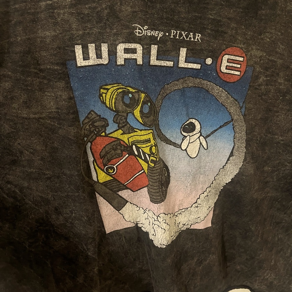 Disney Pixar Wall-e and Eva Tshirt XL
